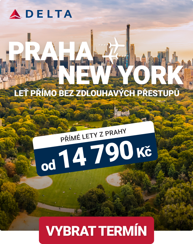 Přímé lety do New Yorku s Delta Air Lines
