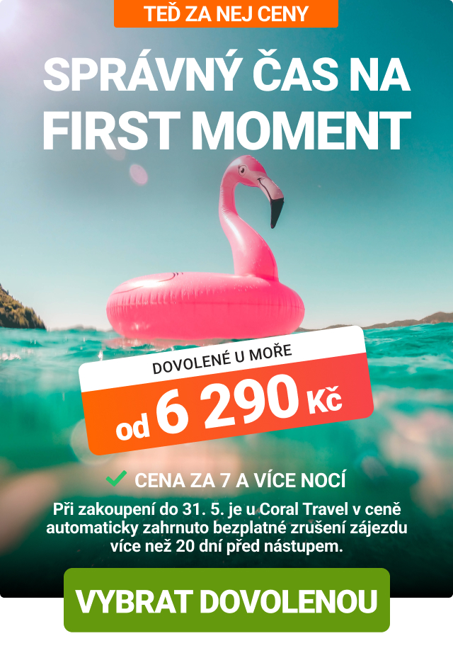 First Moment dovolené u moře