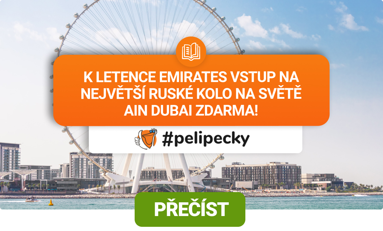 Vstup na Ain Dubaj zdarma k letence Emirates