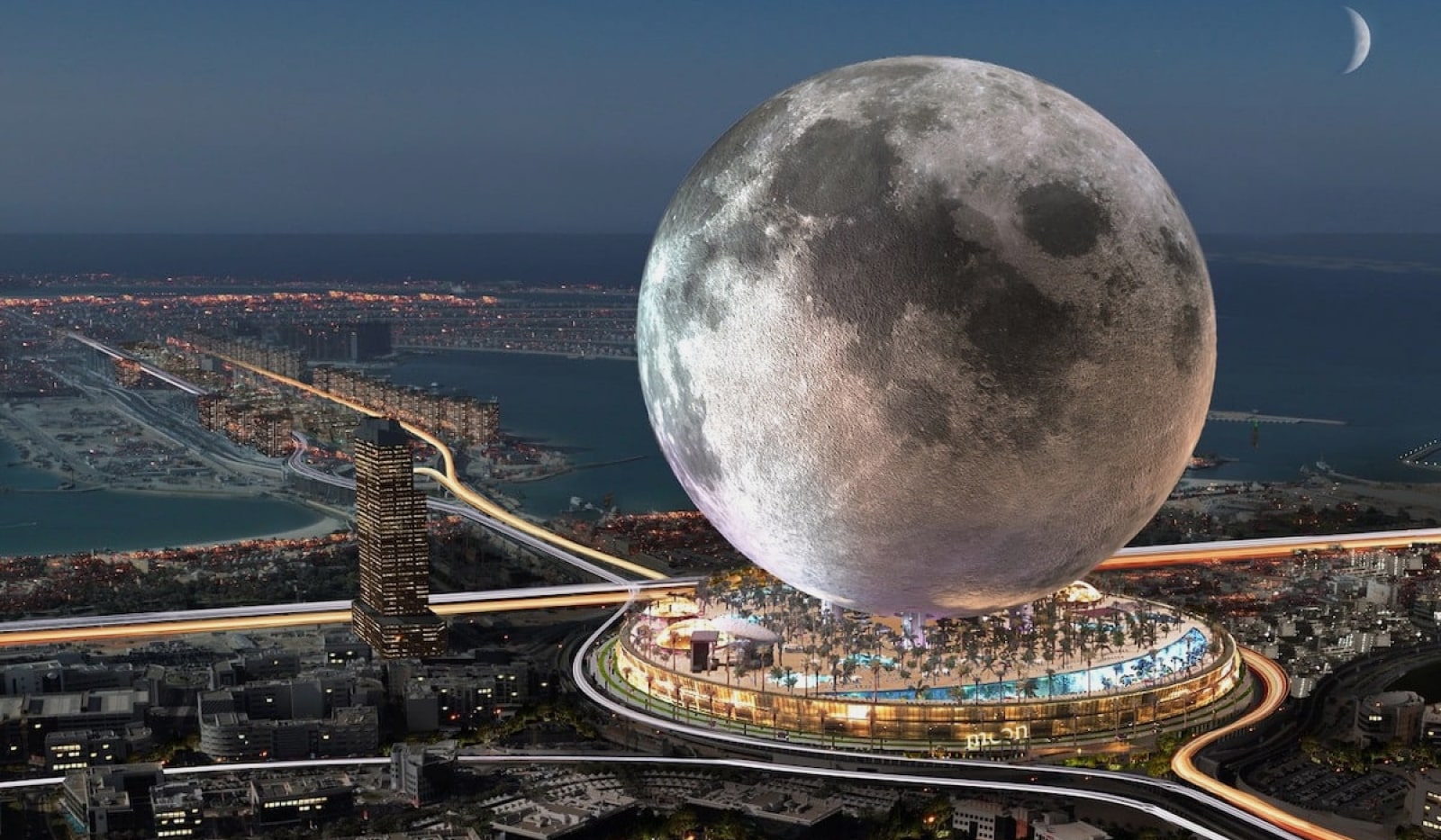 Dubaj buduje nový luxusní resort ve tvaru Měsíce