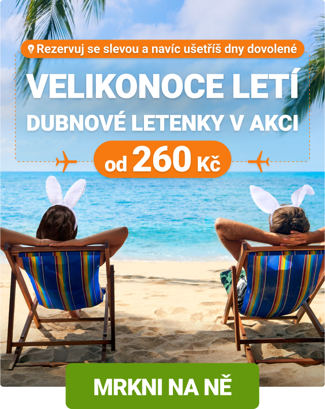 Velikonoční výprodej letenek
