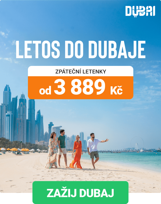 Vyzkoušej letos dovolenou v Dubaji