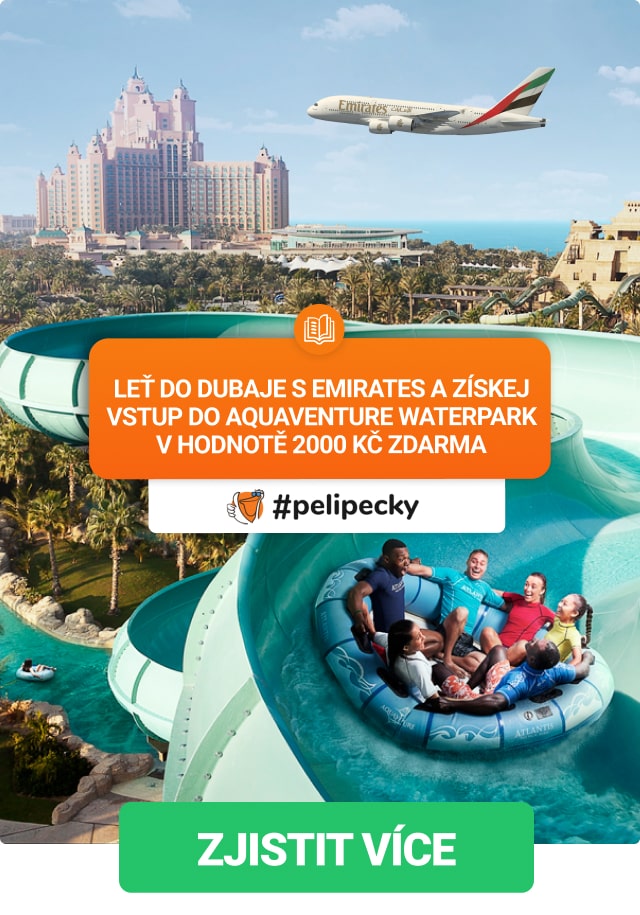 Vstup do aquaparku k letence s Emirates zdarma