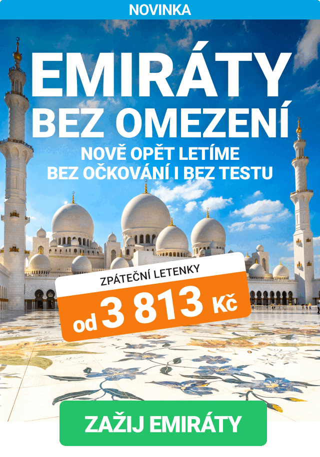 Akční letenky do Emirátů
