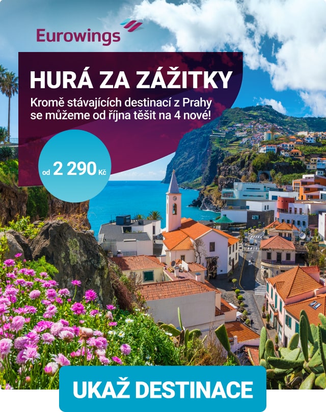 Leť z Prahy do oblíbených destinací s Eurowings