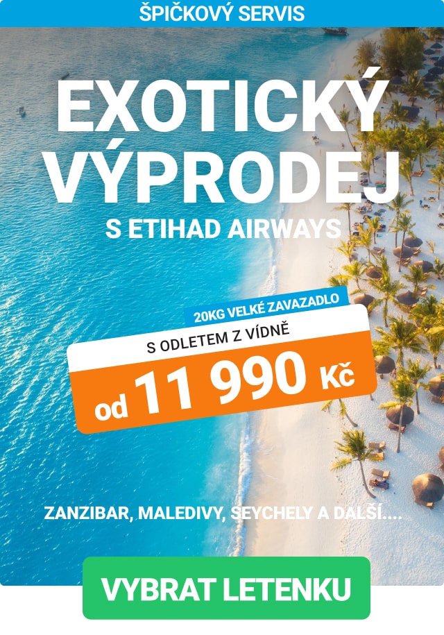 Akční letenky do exotiky s Etihad Airways