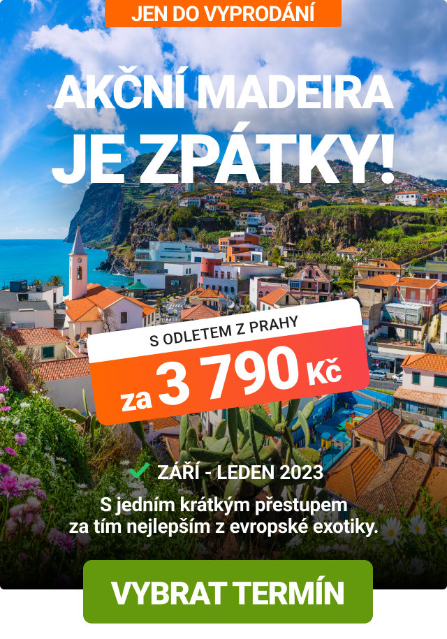 Akční letenky na Madeiru