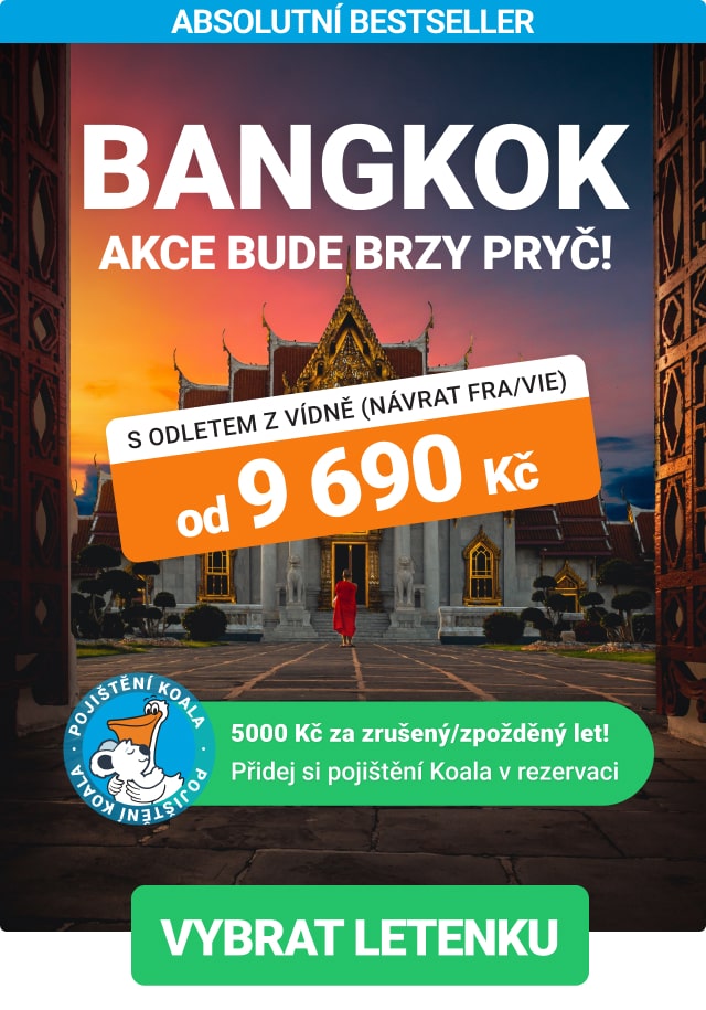 Akční letenky do Bangkoku