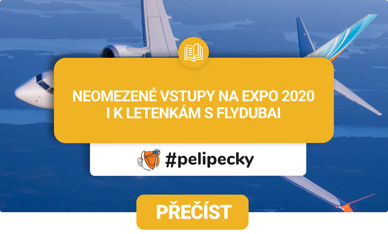 Lístek na Expo 2020 k letence flydubai