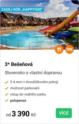 Akční pobyt v hotelu Bešeňová