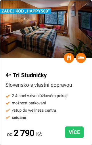 Akční pobyt v hotelu Tri Studničky