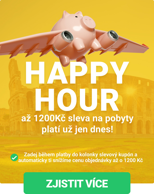 HAPPY HOUR akce na pobyty