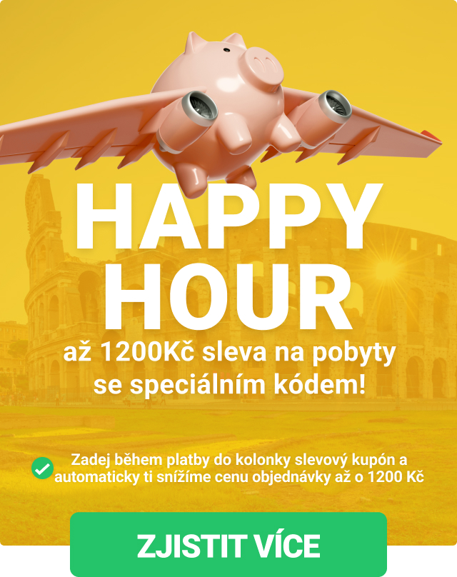 Sleva 1200 Kč na letecké pobyty