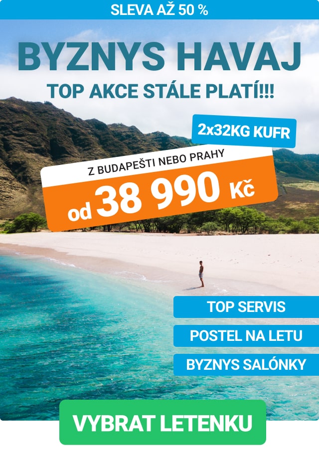 Honolulu v byznys třídě