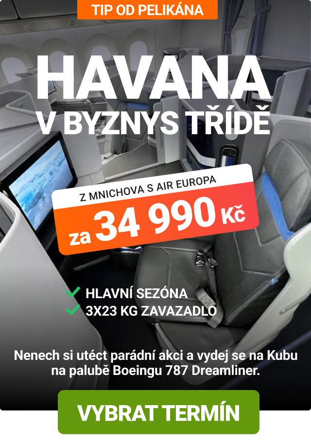 Akční Havana v byznys třídě