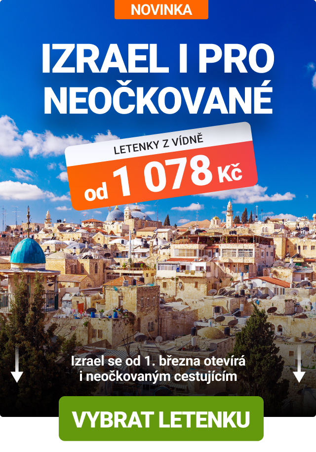 Akční letenky do Izraele