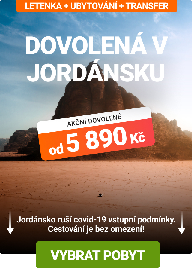 Akční dovolená v Jordánsku