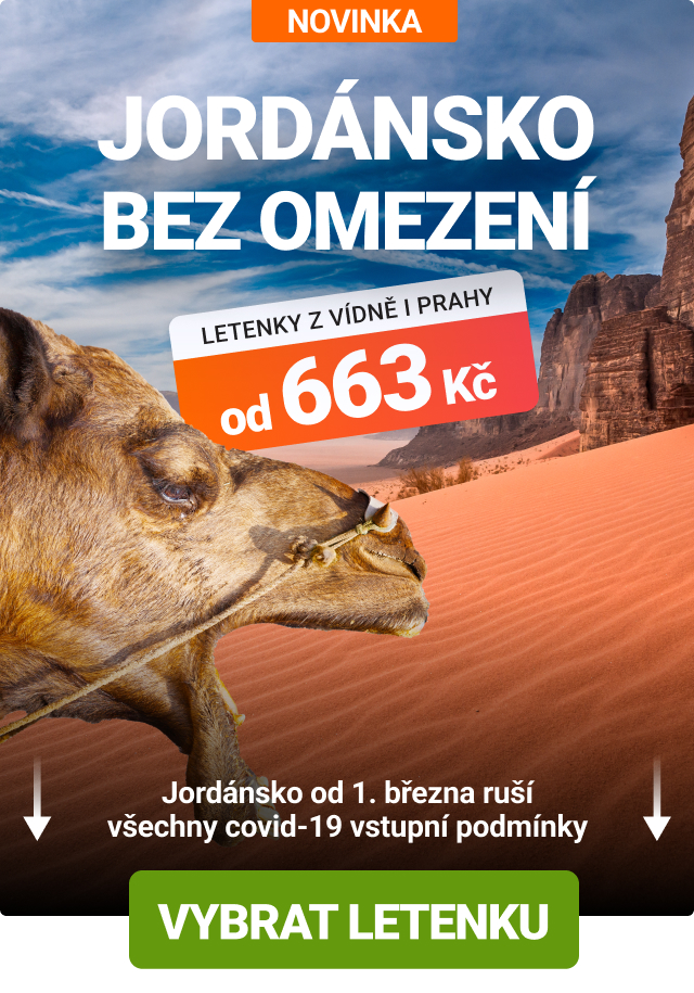 Akční letenky do Jordánska