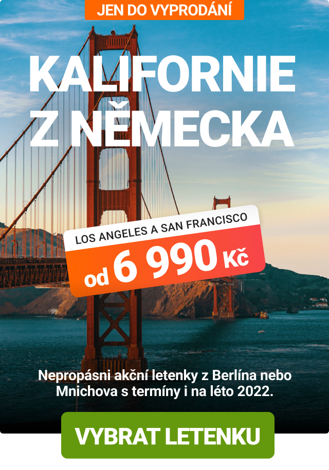 Akční letenky do Kalifornie