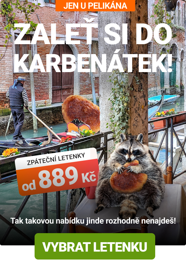Akční letenky do Karbenátek