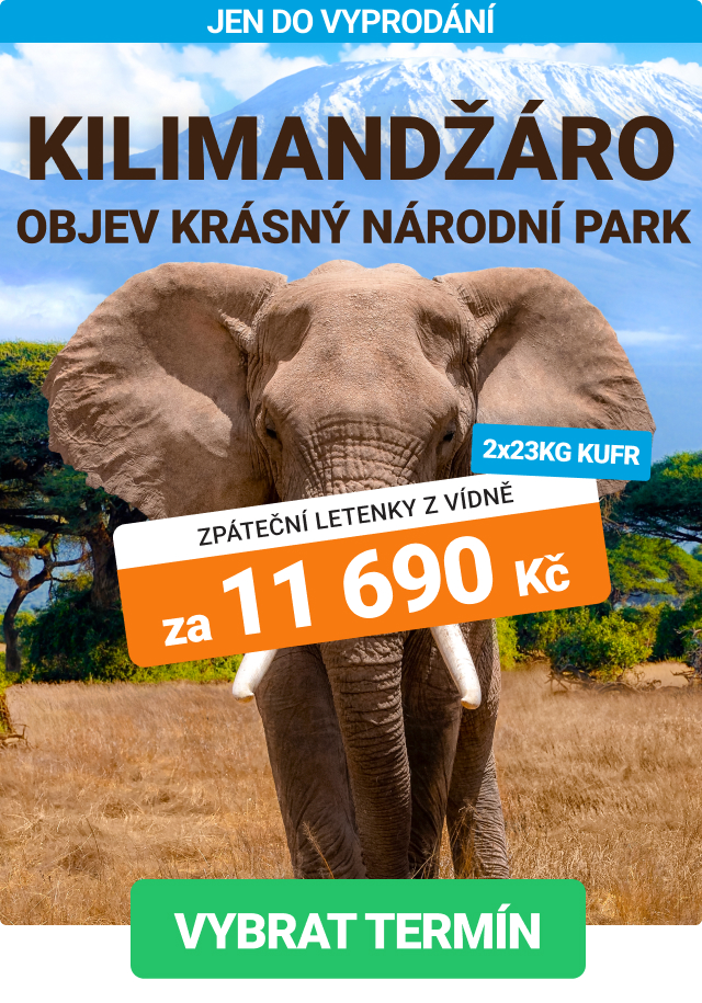 Akční letenky do Kilimandžára