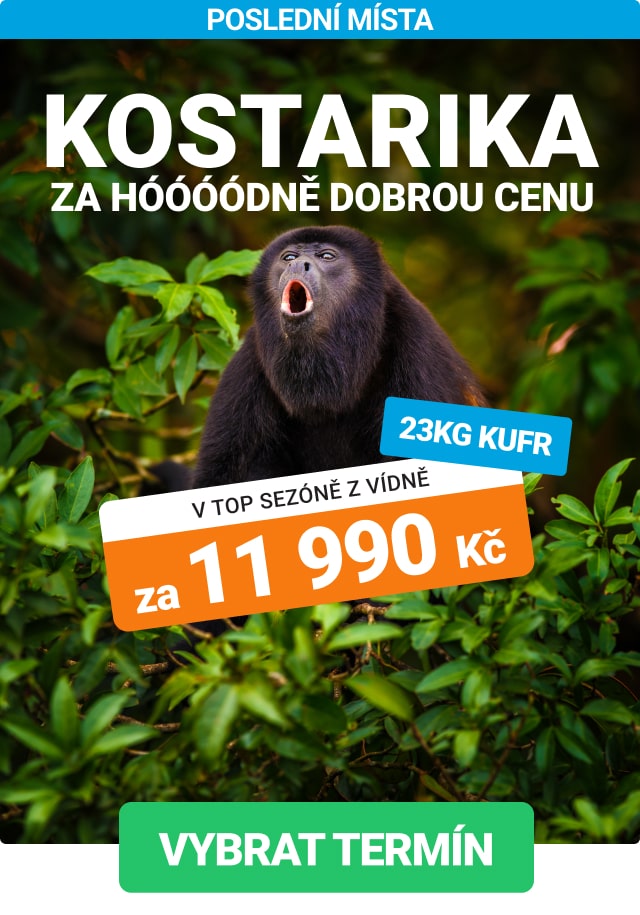 Akční letenky do Kostariky