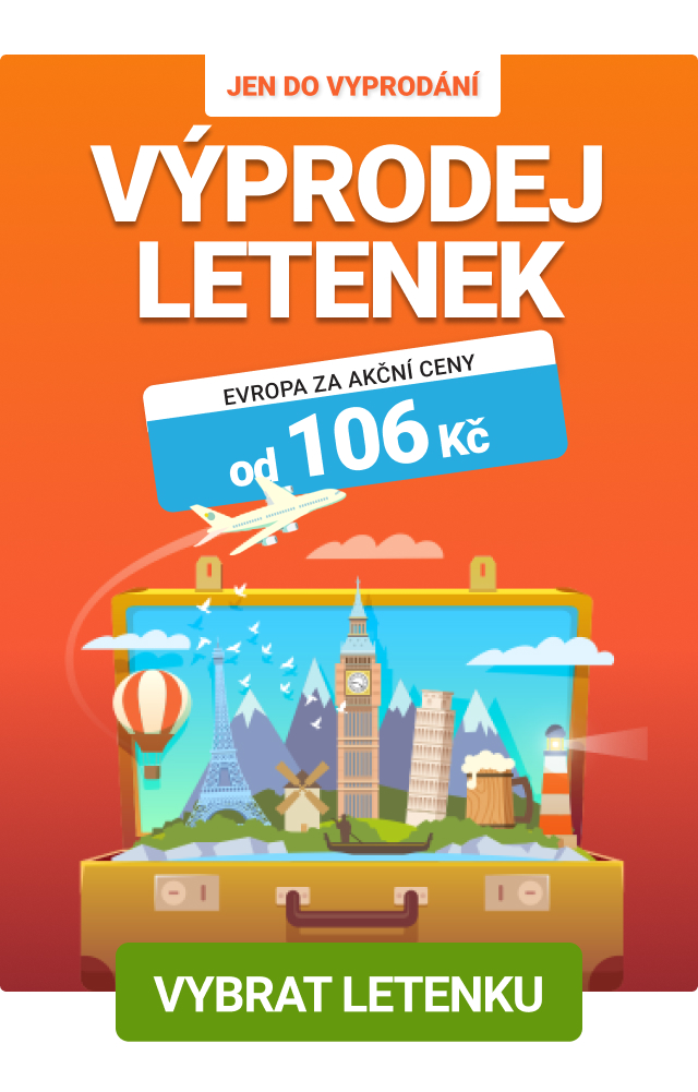 Výprodej letenek do Evropy