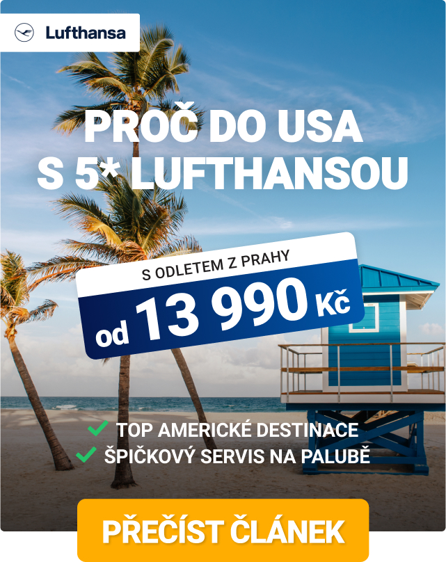 Do USA s 5* aerolinkami Lufthansa