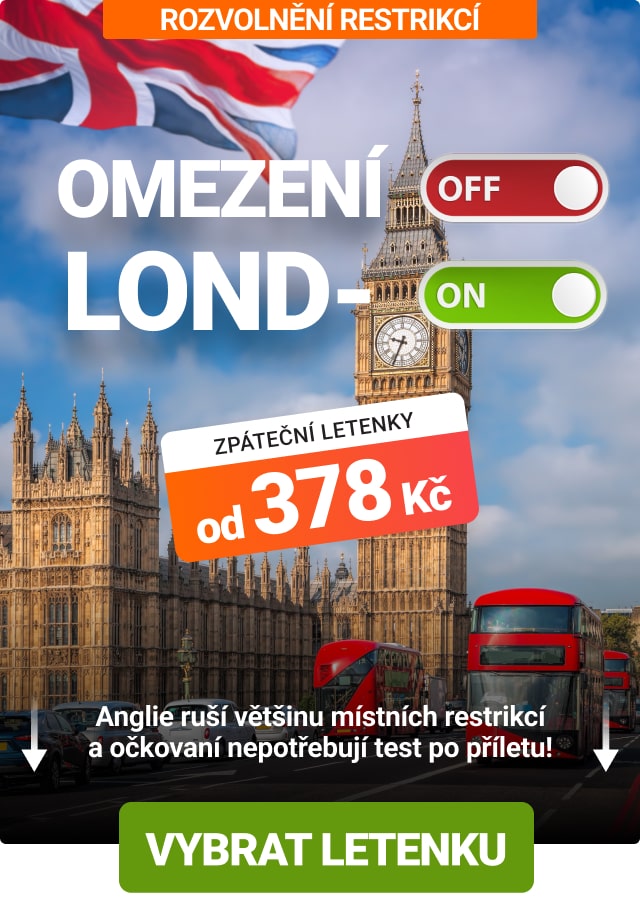 Akční letenky do Londýna