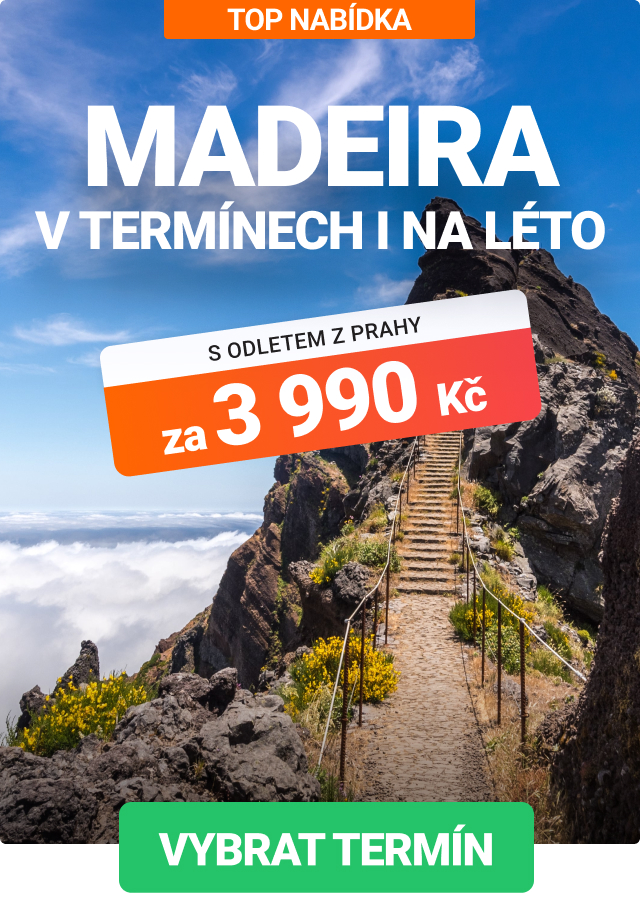 Akční Madeira z Prahy za 3 990 Kč