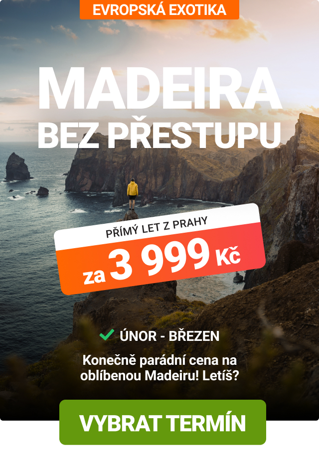 Akční letenky na Madeiru