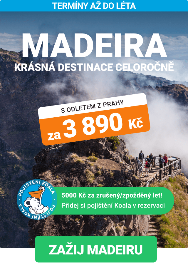 Akční letenky na Madeiru