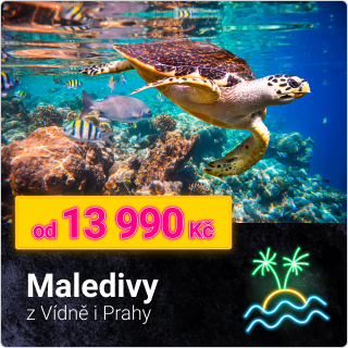 Akční letenky na Maledivy
