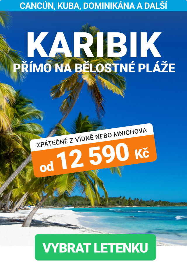 Akční letenky do Karibiku