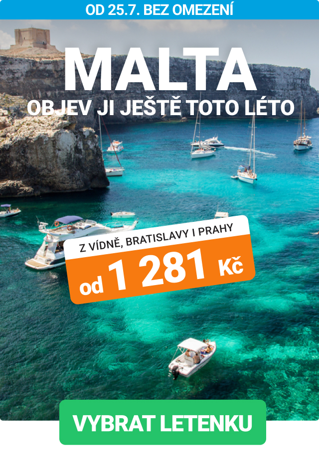 Akční letenky na Maltu