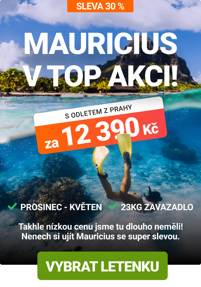 Akční letenky na Mauricius