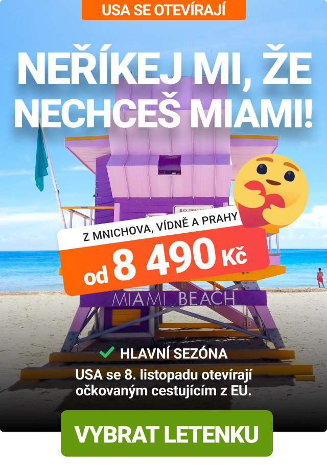 Akční letenky do Miami