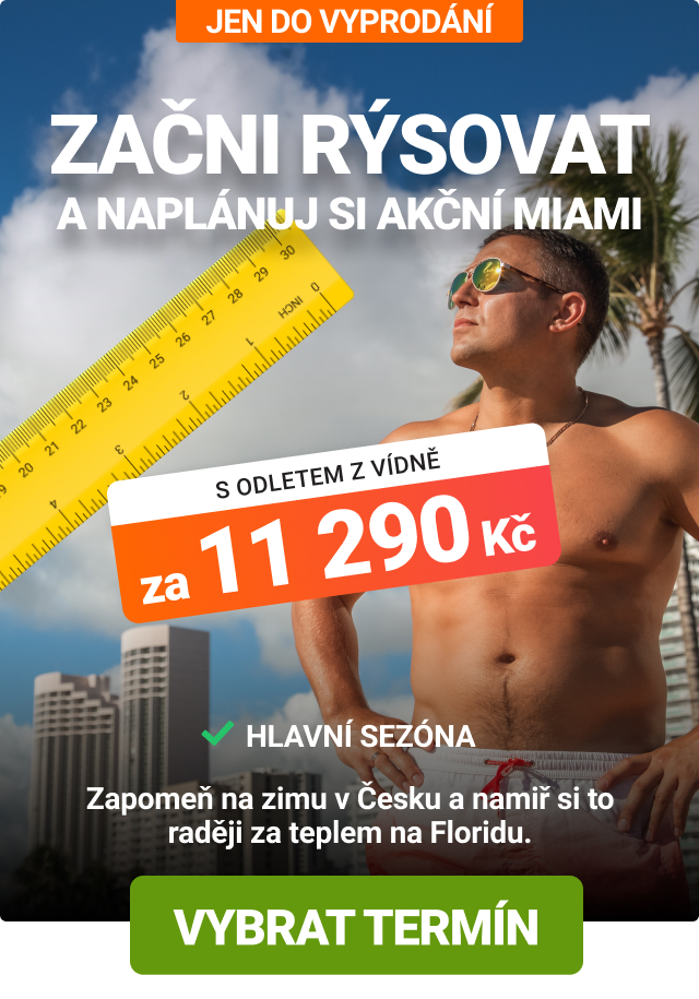 Akční letenky do Miami