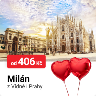 Akční letenky do Milána