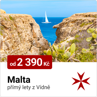 Akční letenky na Maltu z Vídně s Air Malta