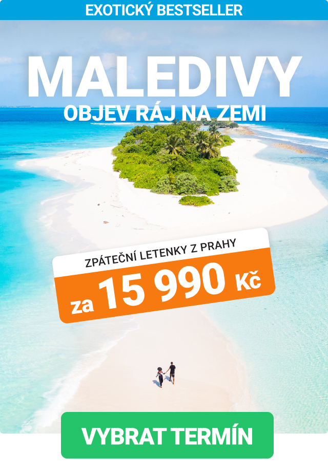 Akční letenky z Prahy na Maledivy