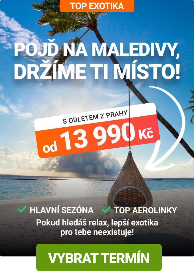 Akční letenky na Maledivy
