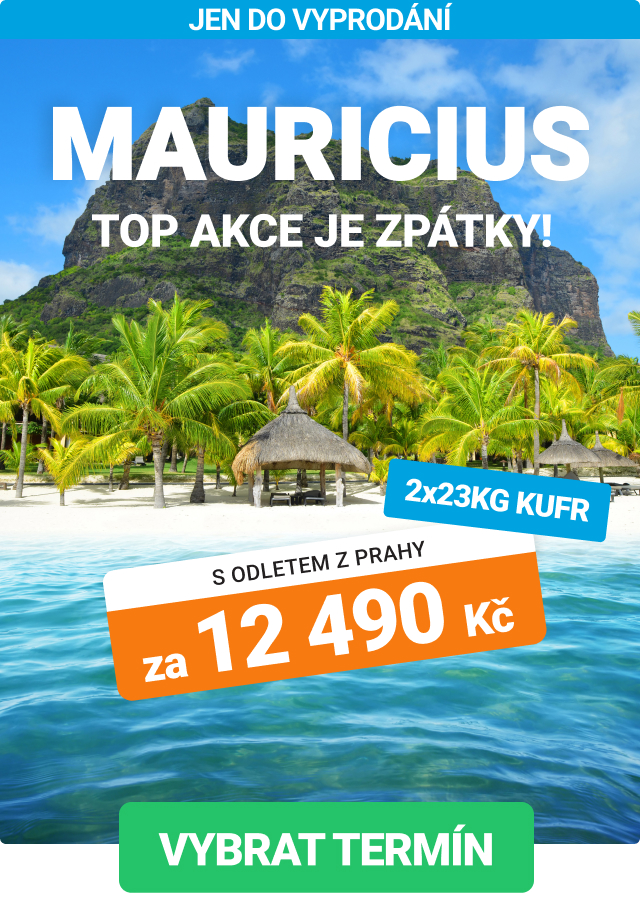 Akční letenky na Mauricius