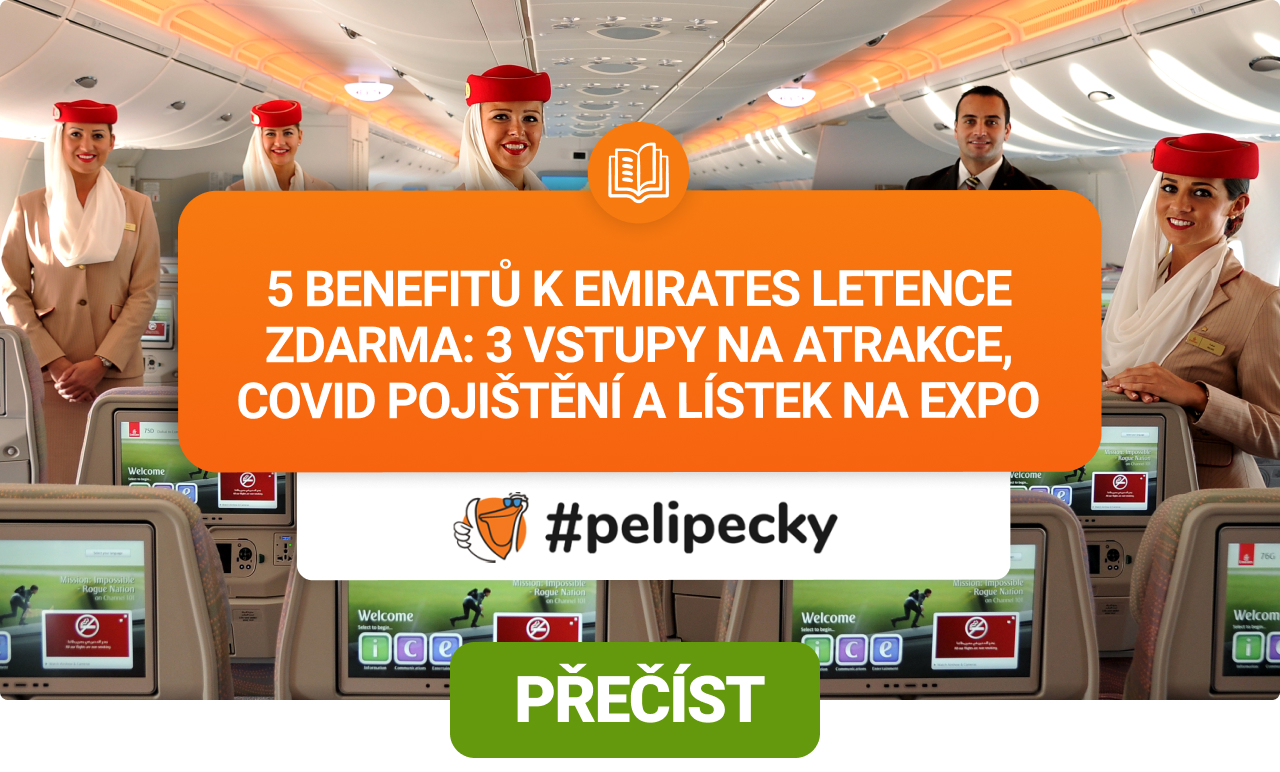 5 benefitů k Emirates letence