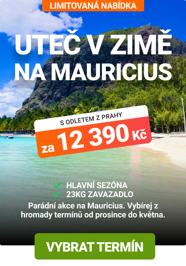 Akční letenka na Mauricius