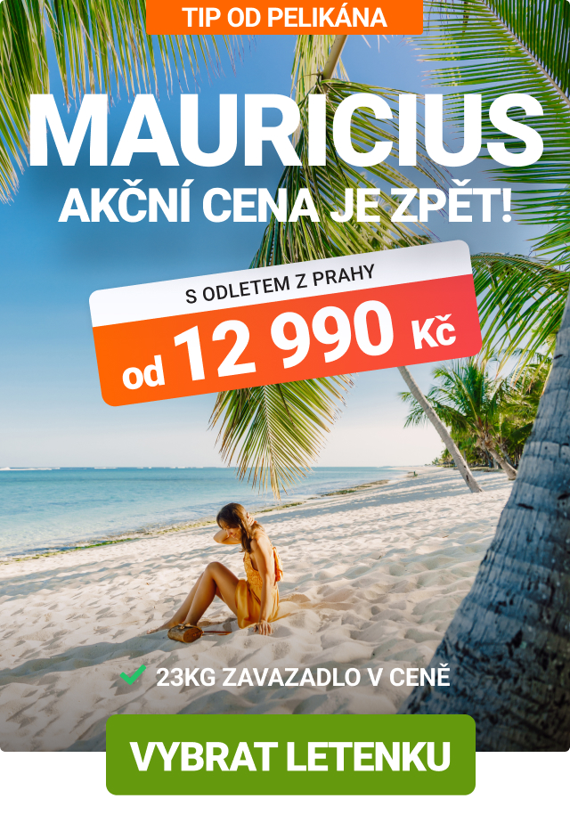 Akční letenky na Mauricius