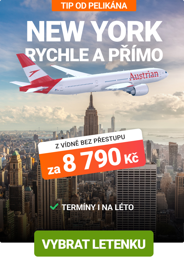 Akční letenky do New Yorku z Vídně