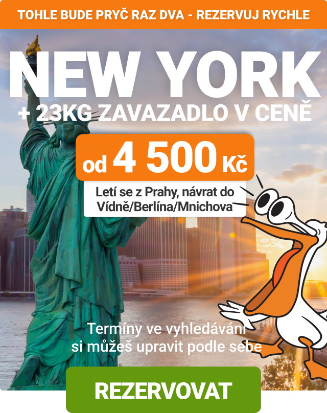 Akční letenky do New Yorku