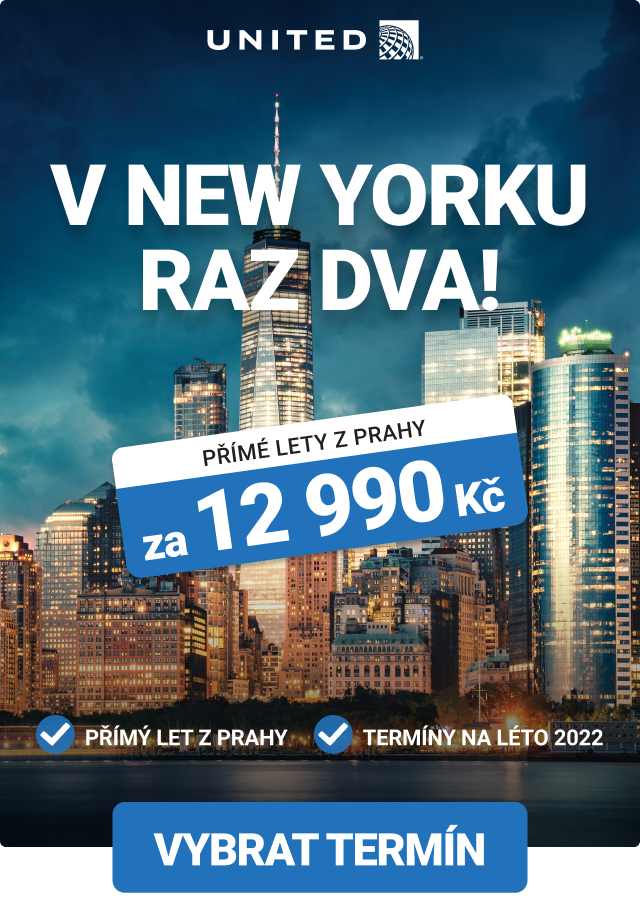 Přímý let z Prahy do New Yorku
