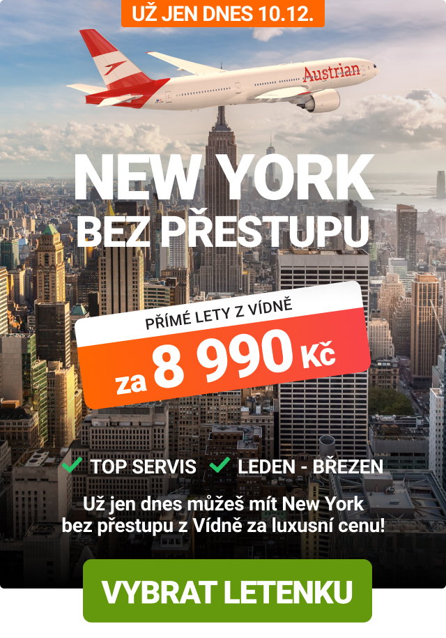 Akční letenky do New York s Austrian Airlines